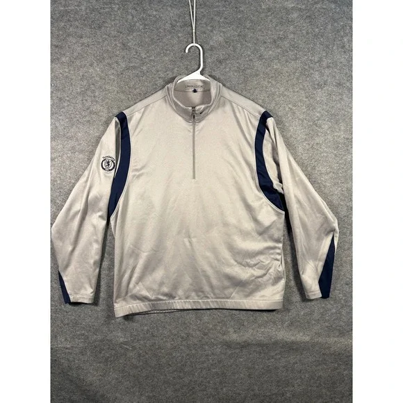 Nike‎ Golf Therma-FIT Turnberry Quarter Zip Pullover Gray XL Mens