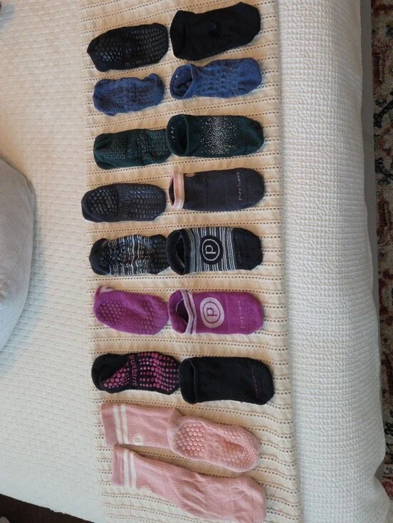 Pure Barre Sticky Socks - Size Small-  Assortment