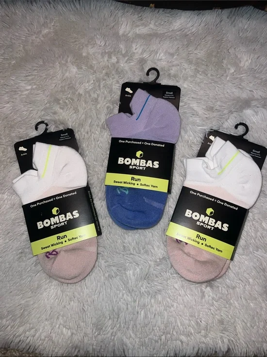 BOMBAS DYNAMIC TRIO OF RUN ANKLE SOCKS