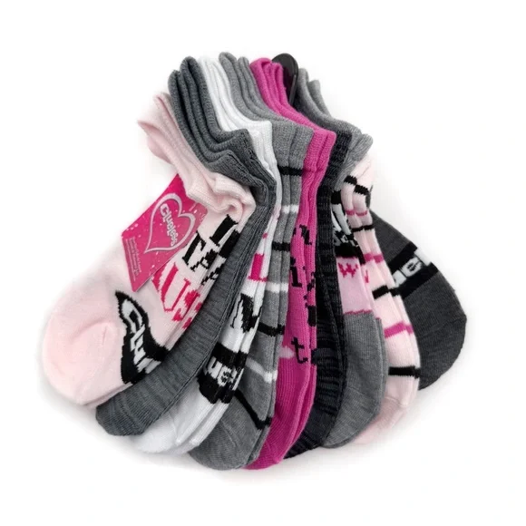 Clueless Movie Womens No Show Socks 90s Pink Black As If Whatever Cher Fun Gift