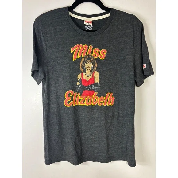 Homage Miss Elizabeth‎ Wrestling Graphic Tee Shirt Mens Medium WWE Legends