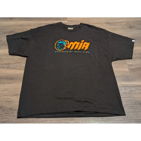 Billionaire Boys Club MIA OG Logo T‎ Shirt Black XXL Made USA