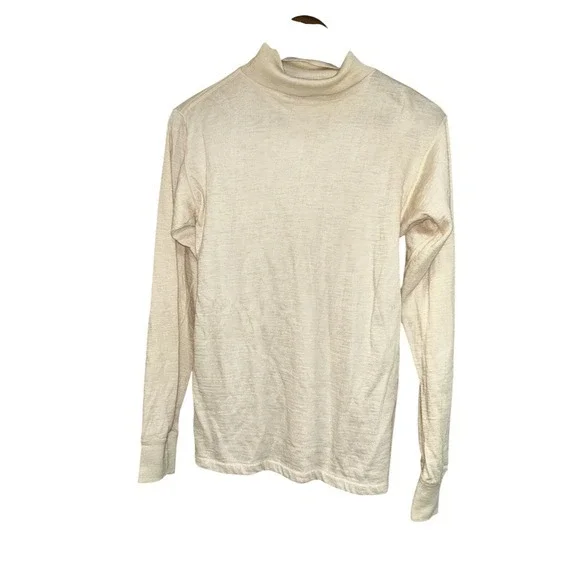 Mens fireproof Allen-A Flame Beaters Long Sleeve Shirt M/L Cream‎
