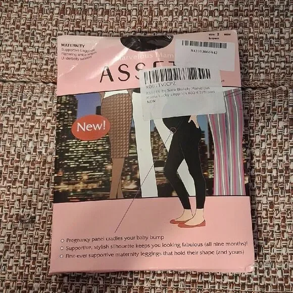 ASSETS by Sara Blakely Marvelous Mama Lucky Ankle Length  Leggings - Brown