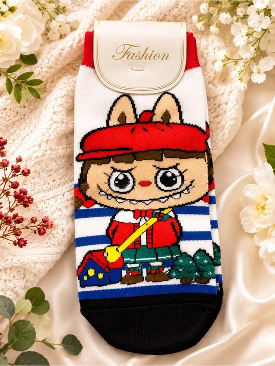 🧦 Fashion-Inspired Character Crew Socks | Brand New | Cute & Fun Novelty Socks