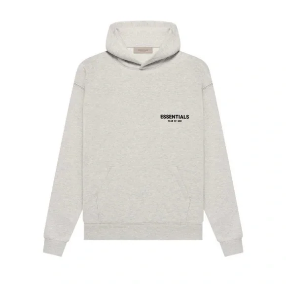 Fear of God ESSENTIALS Light oatmeal Pullover Hoodie men’s large authentic