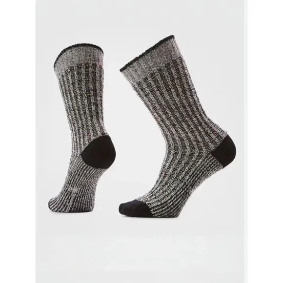 SmartWool L Unisex Everyday Cozy Waffle Press Crew Light Cushion Merino Socks