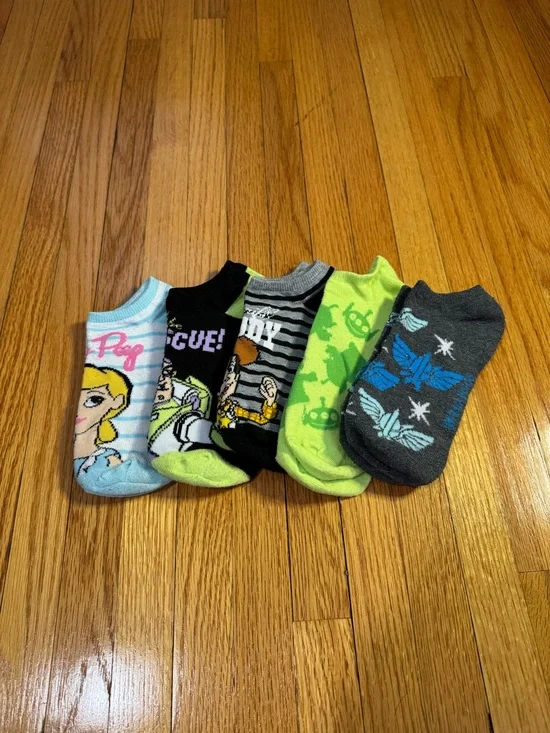 Disney Toy Story 4 Women’s Socks 5 Pack Buzz Woody Bo Peep