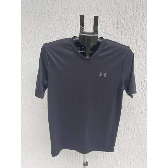 Men's Underarmour Heat Gear Baselayer Black Size M Fast Dry‎ Stretch Cooling
