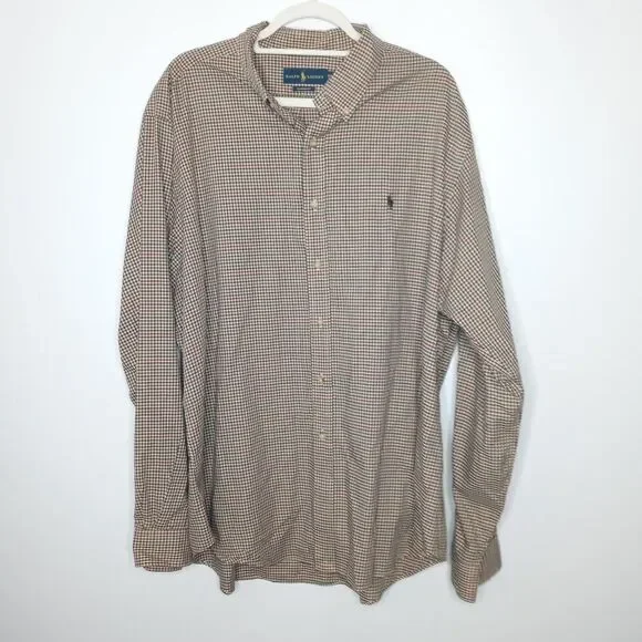Ralph Lauren plaid shirt size XXL