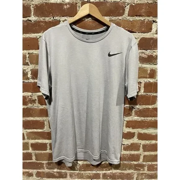 Nike Men's Dri-Fit Breathe Tee Shirt XL Gray