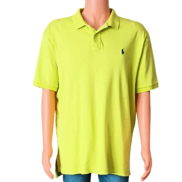 Polo Ralph Lauren Pull Over Shirt XL Men's Vtg Short Sleeve Single Stitch