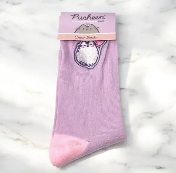 PUSHEEN CREW SOCKS - Pusheen Box 15th Anniversary Exclusive (NEW) Spring 2025