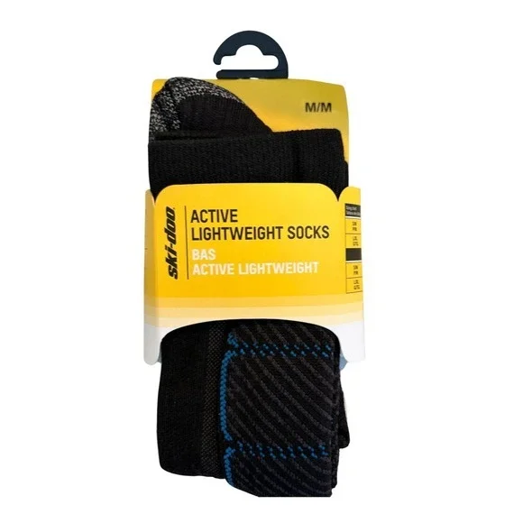 Ski-Doo‎ Active Lightweight Snowmobile Socks Indigo Blue Black M