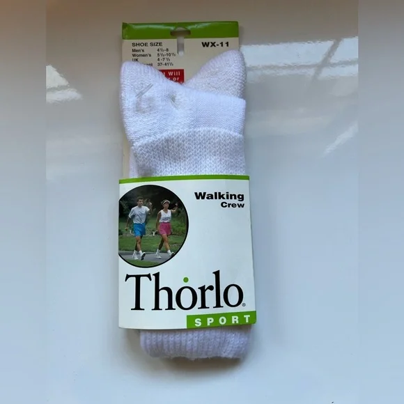 VINTAGE Thorlo Sport Walking Crew‎ Socks -WX 11