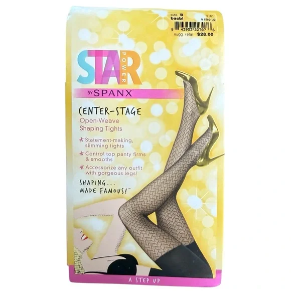 SPANX‎ Star Power Black Shaping Tights Size B