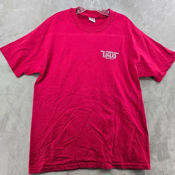 Vintage Mens XL Red Eagles Hell Freezes Over 1994 Tour Crew Vintage USA