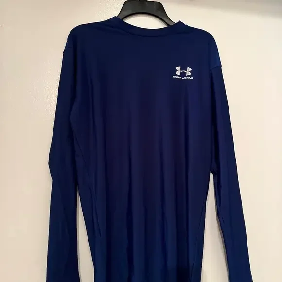 Under Armour Men's Long-Sleeve Blue‎ Top / Previously Worn