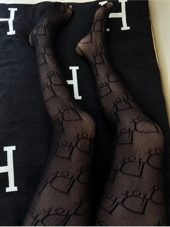 Luxury Dior Print Pishnet Style Stockings Tights Pantyhose