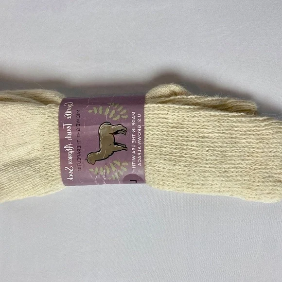 NWT One Pair Gentle Touch Midnight Therapeutic Alpaca Socks Size Large