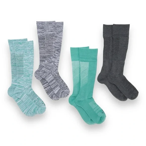 Tommie Copper 4pk Compression Socks Large Over the Calf UltraGuard NIB