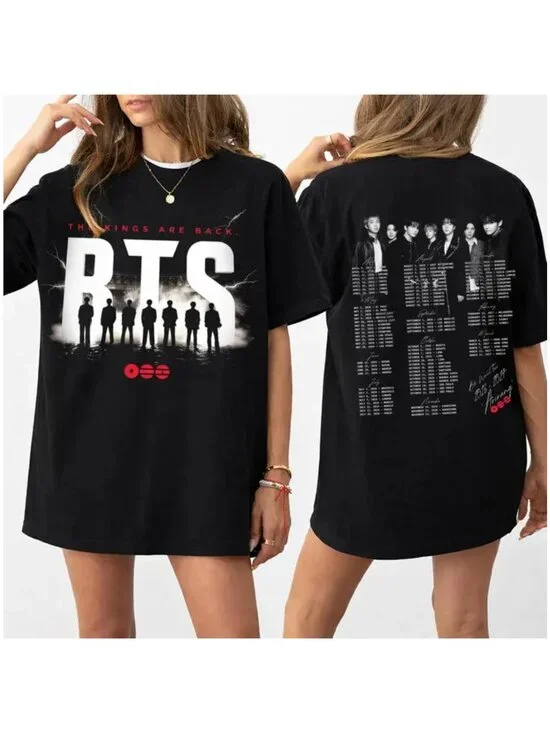 BTS World Tour 2026-2027 Bangtan ARMY Graphic T-Shirt