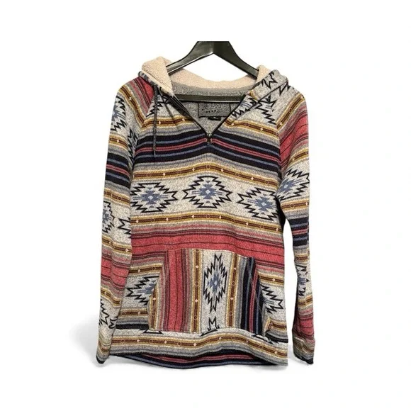 MENS BROOKLYN‎ CLOTH TRIBAL HOODIE SWEATSHIRT SIZE Medium