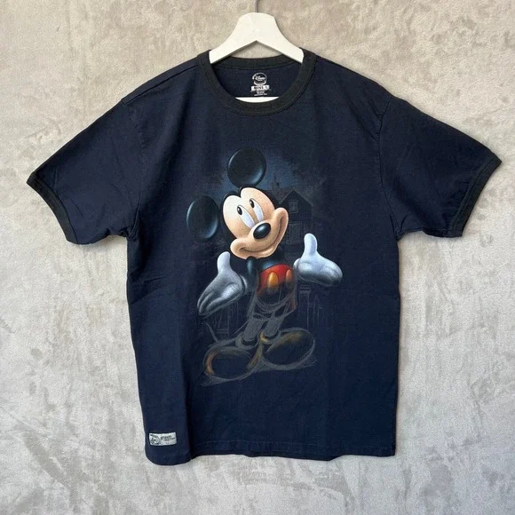Disney Mickey Mouse‎ Shirt Disney Store Studio Collection Large Ringer Tee