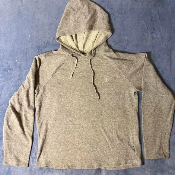 Volcom Grey long sleeve hoodie men size L