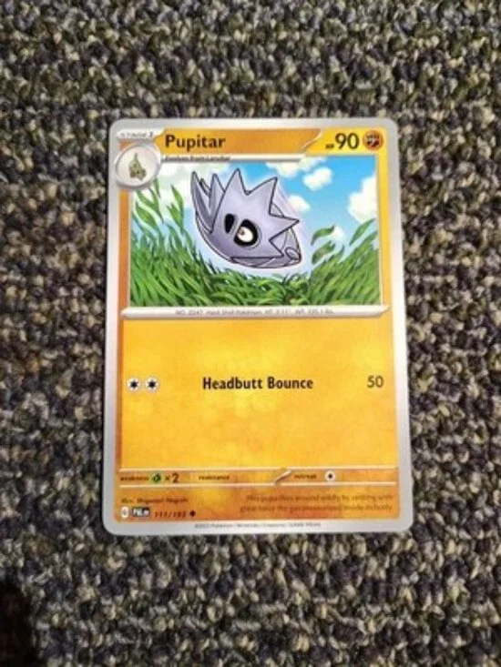 Pupitar SV02: Paldea Evolved Pokémon #111/193 Cosmos Holo NM+