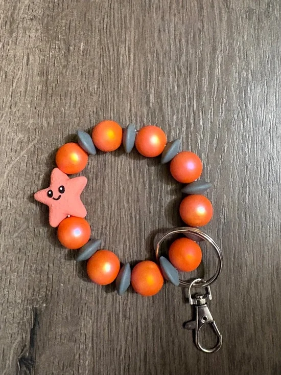 cute handmade 7.5in wristlet for women