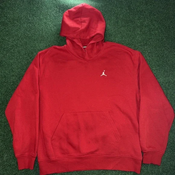 Air Jordan Jumpman Red Hoodie Sweatshirt Men's Size Large