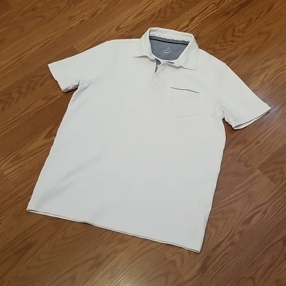 Tahari white polo‎ shirt lg