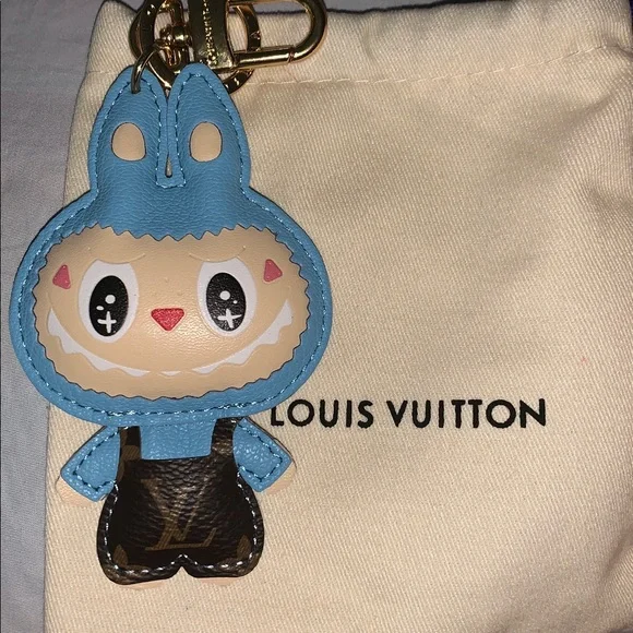 Louis Vuitton Blue Bunny Key Charm & Card Holder
