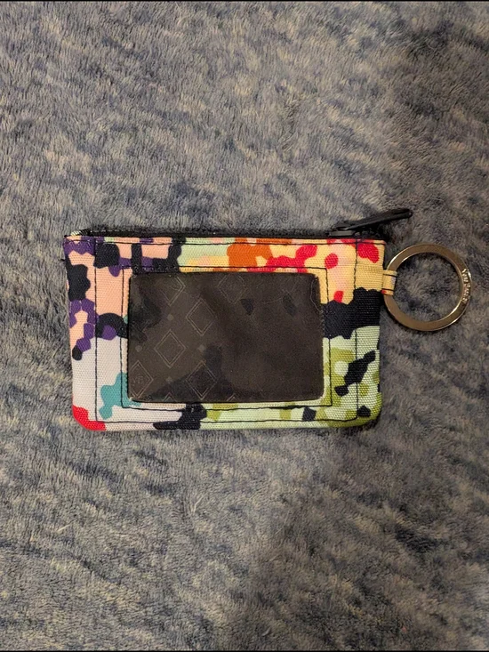 Vera Bradley Multicolor Floral Keyring Zip Pouch