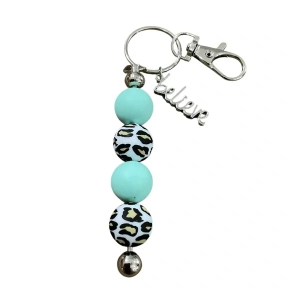 Handcrafted Believe Key Holder
