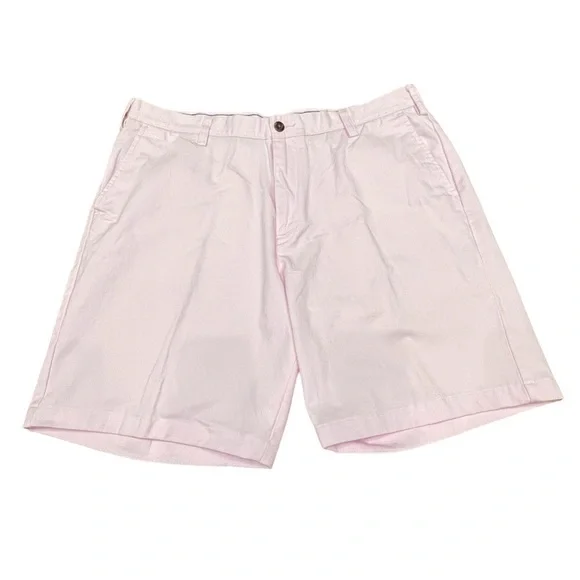 Men’s Nautica Pale Pink Flat Front Shorts, Size 38W