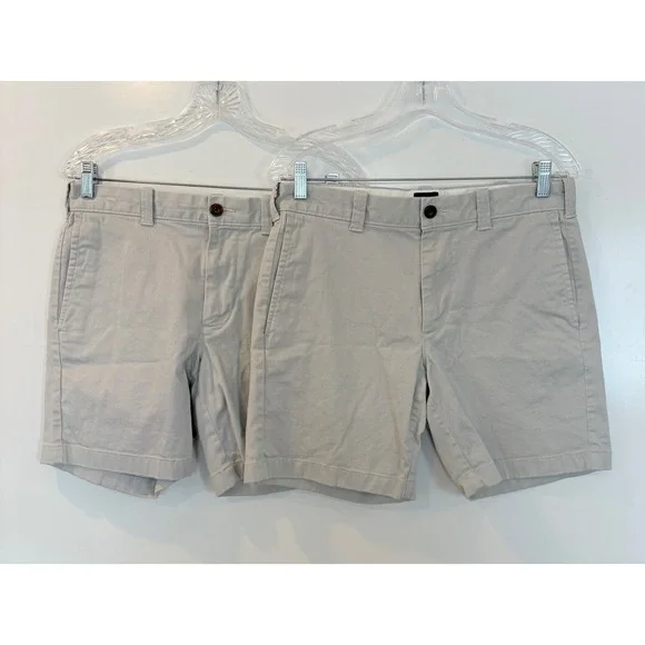J Crew Mens Lot of 2 Chino 7