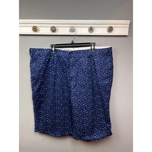 Linea Uomo Shorts Mens 44 Blue Shark Chino Flat Front‎ Lightweight 13