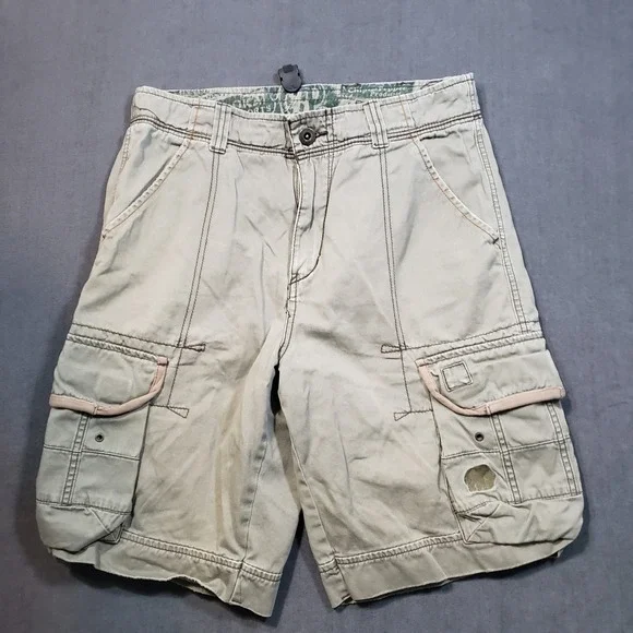 Chip and‎ Pepper Cargo Shorts Mens 32 Khaki Molokai Cotton Utility CJ80257