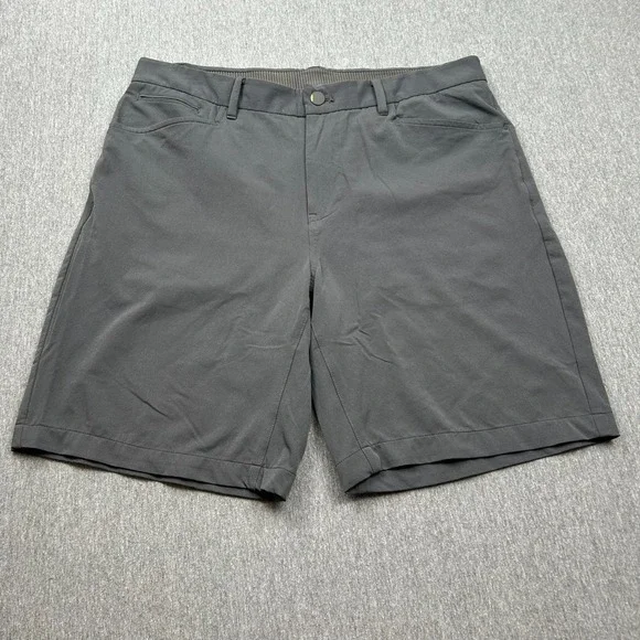 REI Co-op Flat Front Shorts Mens 34 Gray 9