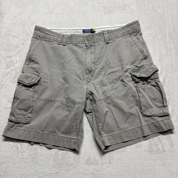 Polo Ralph Lauren Cargo Shorts Men's 42 Classic‎ Heavy Chino 10