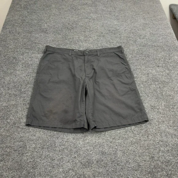 Eddie Bauer Shorts Mens 38 Grey Cotton Specially Dyed Chino Casual Gorpcore