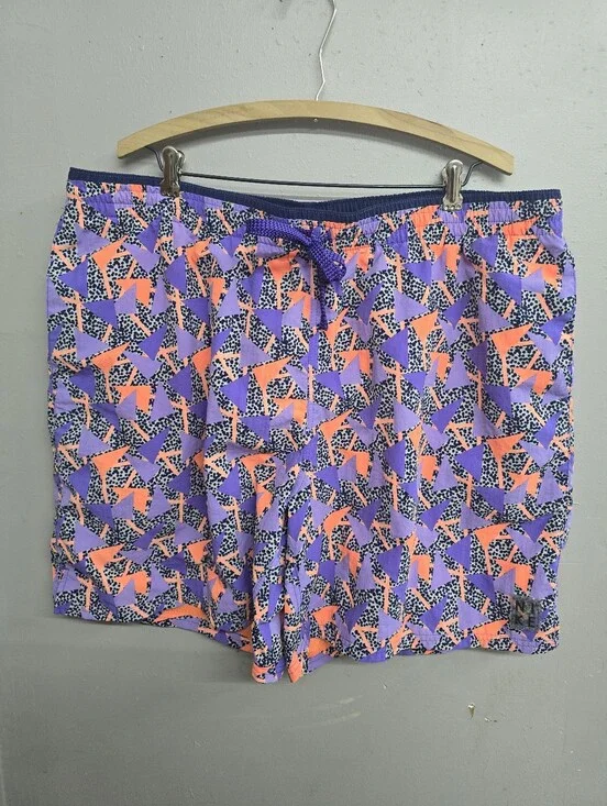 NIKE:: Retro Neon Orange Purple Shorts