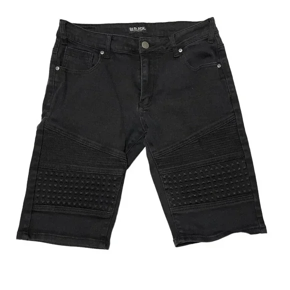 CJ Black Premium Bermuda Jean Shorts Size 30 Black‎ Denim