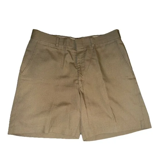 Men's Flat Front Khaki Shorts