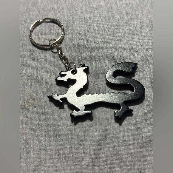 Black Dragon Keychain
