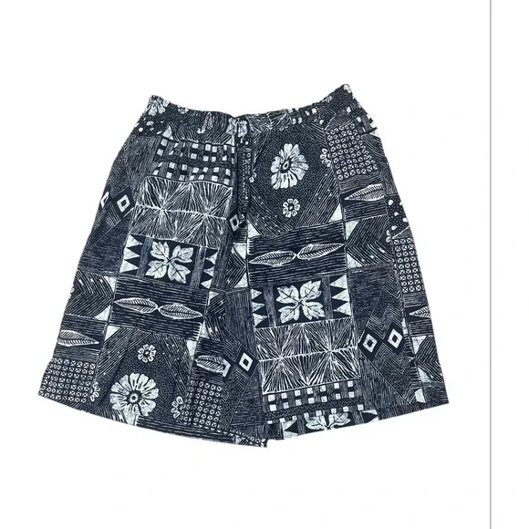 Orvis Hawaiian Print Shorts‎ Elastic Waist Casual Summer Beach Mens XL