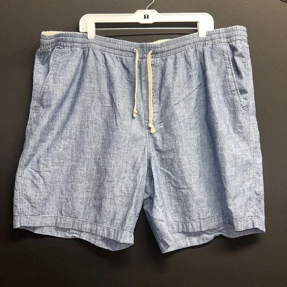 Classic Fit ‎ Chino Shorts casual  Men's chambray 2XB