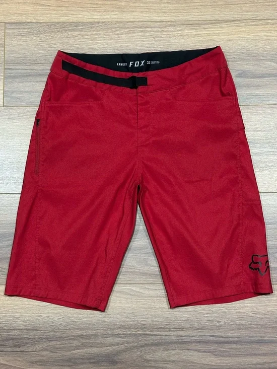 Fox Ranger Cargo Bike Shorts in Red Size 32